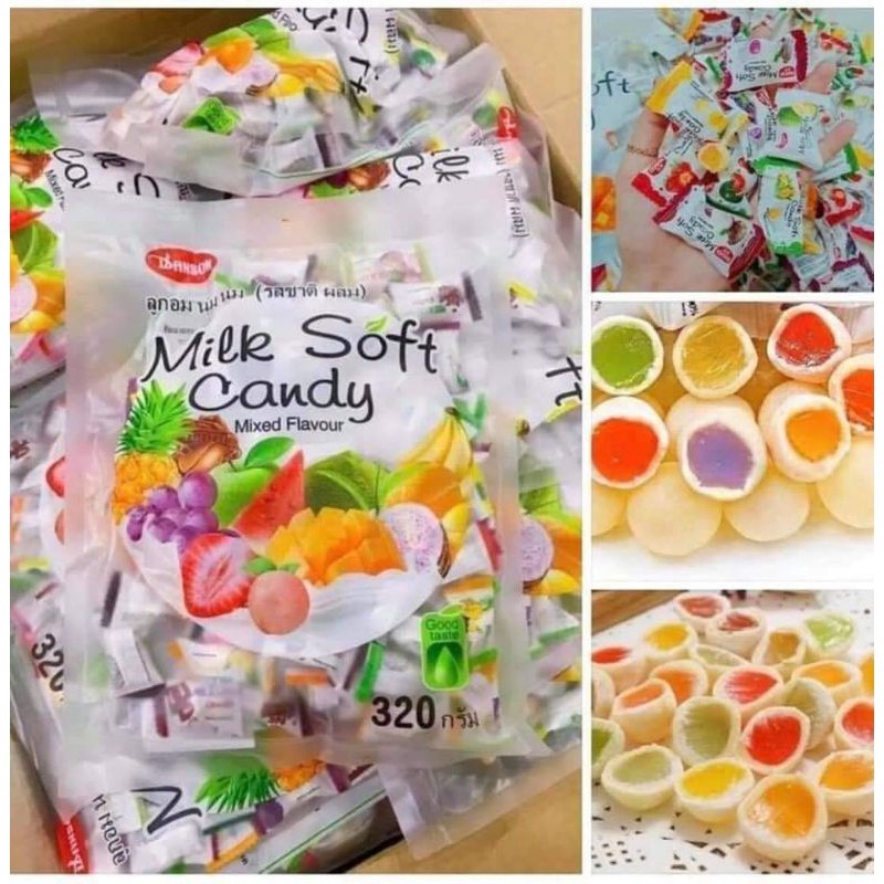 [HCM] Kẹo Dẻo Thập Cẩm Milk Soft 320g