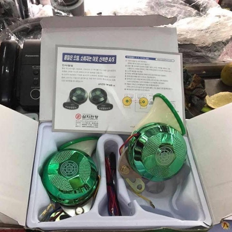 Còi ngân 3 tiếng samji sj300 12v 3a