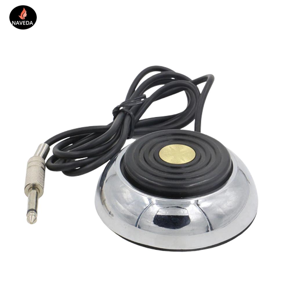 Bàn đạp máy xăm hình tròn cao cấp - Tương thích mọi loại nguồn