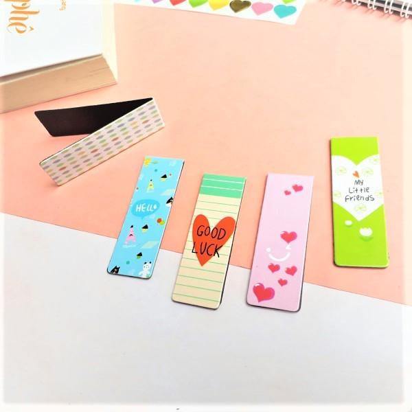 Combo 5 bookmark nam châm đánh dấu sách - love
