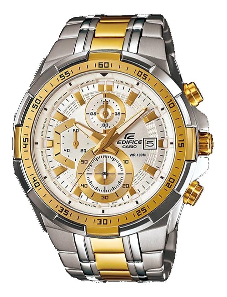 Đồng hồ nam dây kim loại ca$io edifice ef 539sg-7av đồng hồ nam chống nước đồng hồ nam cao cấp