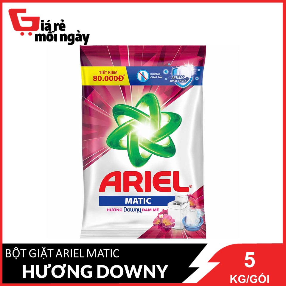 Bột giặt Ariel Hương Downy đam mê 5kg