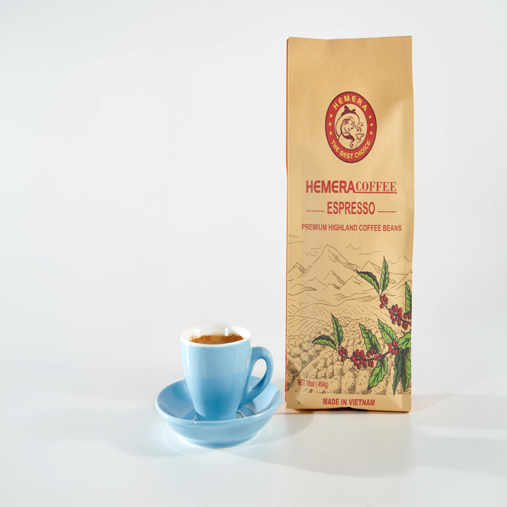 Cà phê hạt cao cấp hemera espresso 250gr