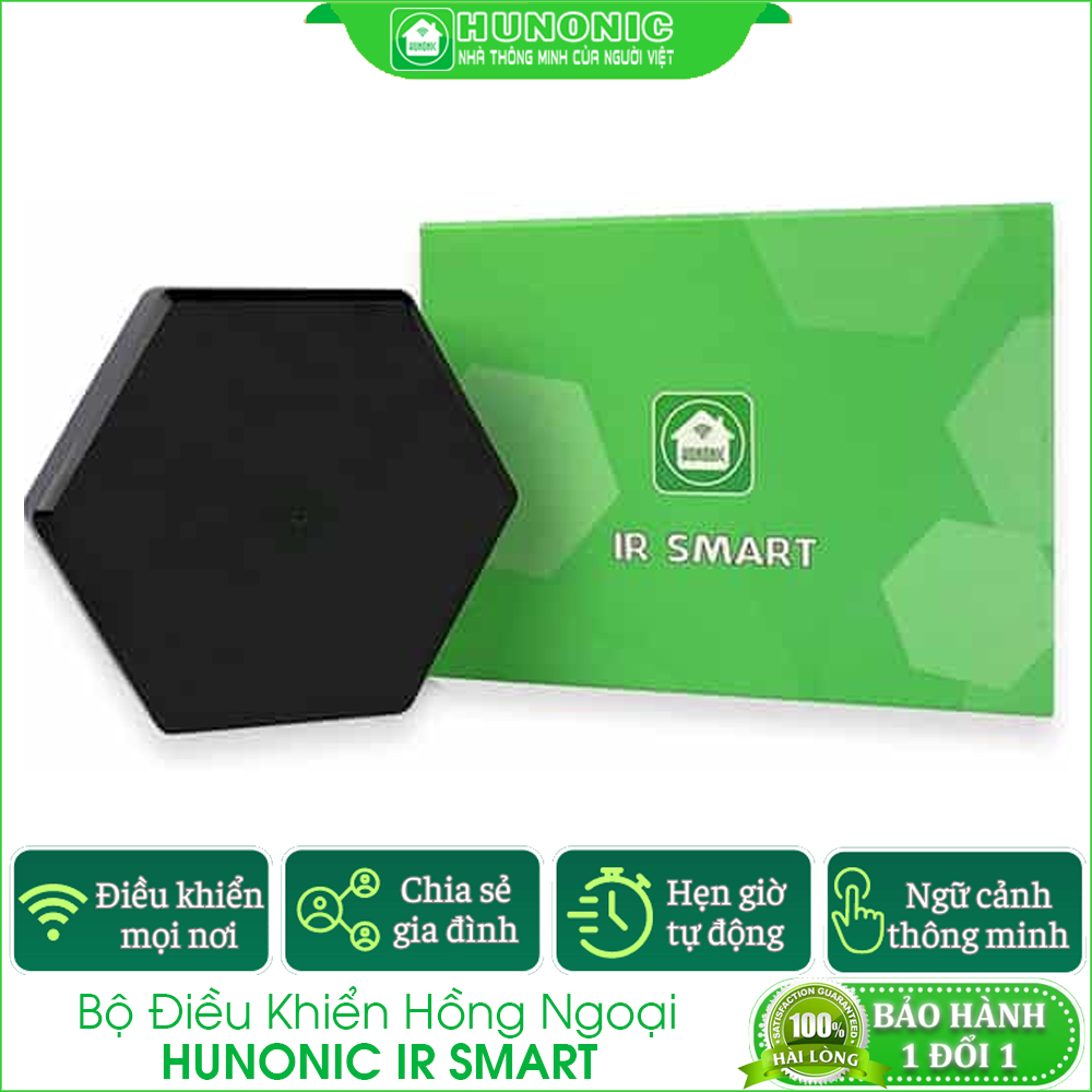 Bộ hồng ngoại Hunonic IR Smart - Điều khiển thiết bị từ xa qua điện thoạii