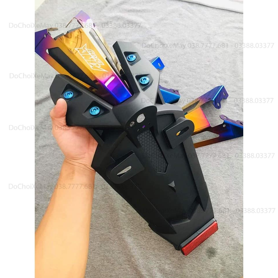 Combo dè Malay mắt mèo, dè malay nhỏ  pat dè titan KingDrag cho Exciter 150, MX King gắn như ZIN ko chế . DoChoiXeMay