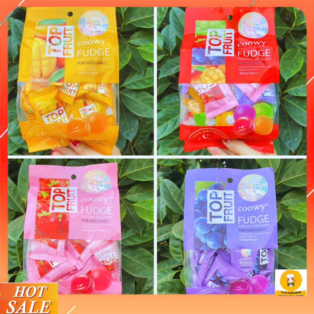 Kẹo dẻo trái cây Top Fruit Kẹo dẻo trái cây Top Fruit thơm ngon bổ dưỡng Đồ ăn vặt