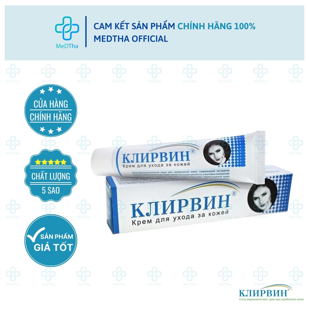 Kem hỗ trợ trị sẹo mờ thâm rạn da Klirvin 25g