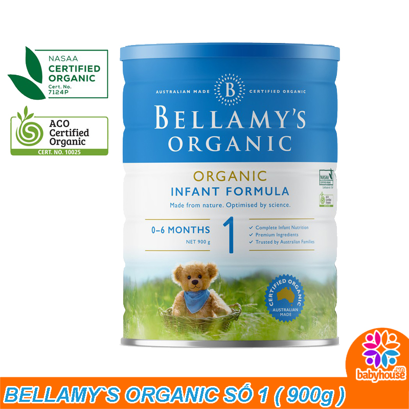 Sữa Bellamy s Organic số 1 900g
