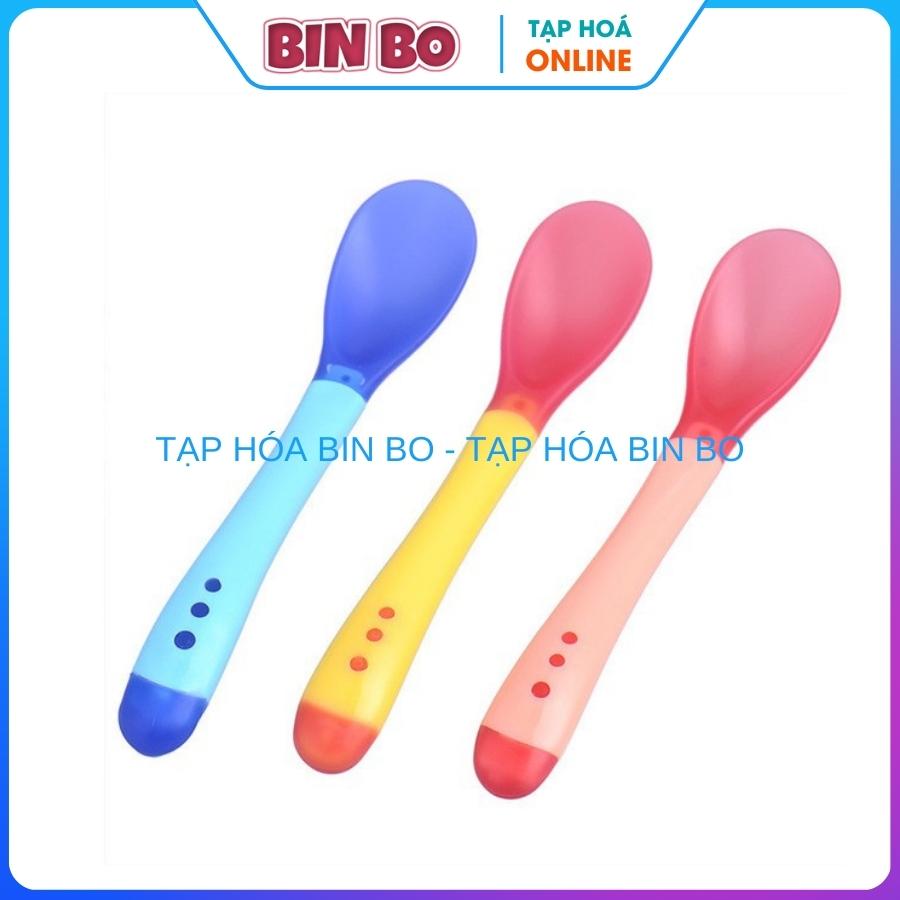 Muỗng Ăn Dặm Báo Nóng Silicone