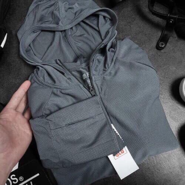 Áo chống nắng nam UNI cao cấp thoáng mát, chống tia UV Màu Ghi Xám