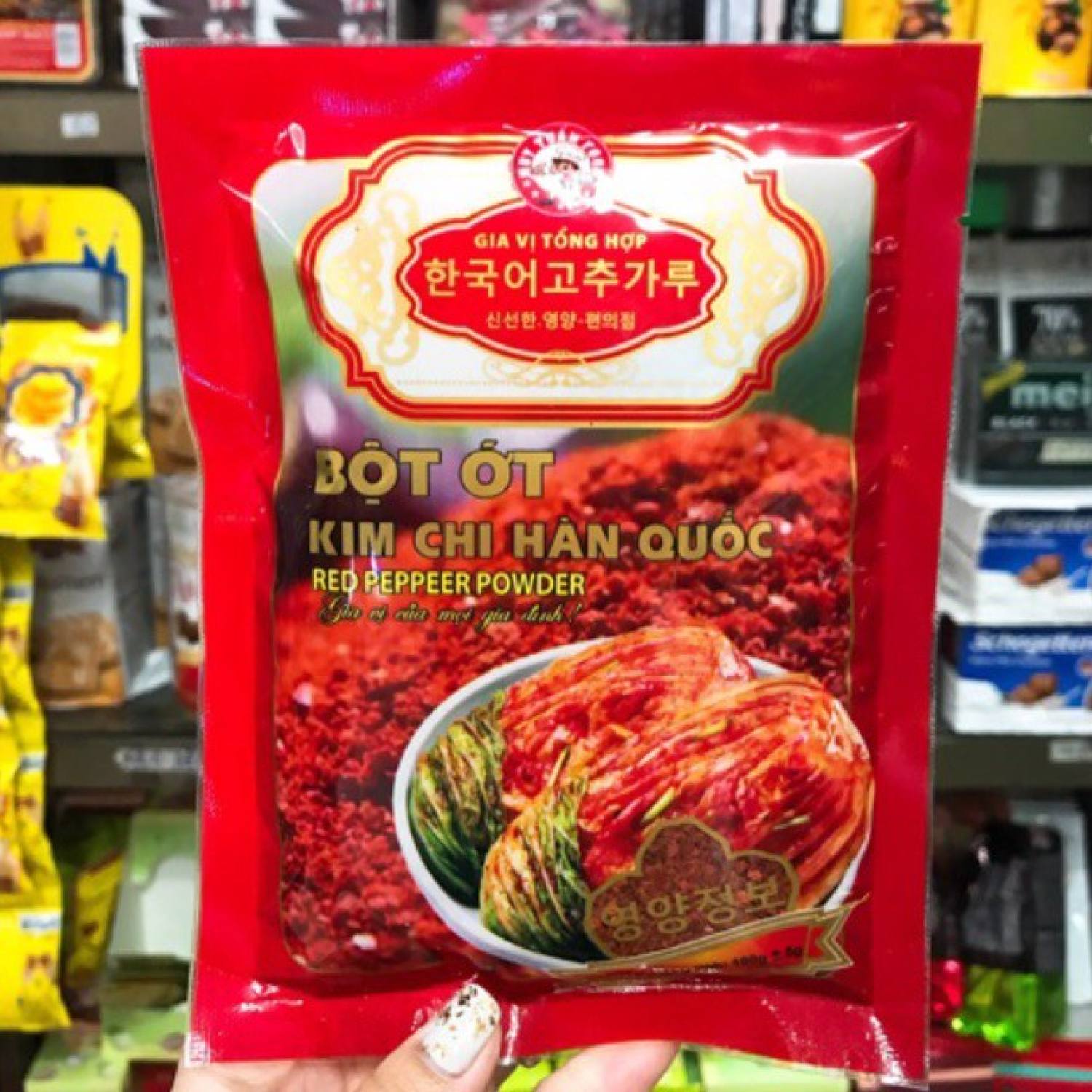 Bột ớt kim chi hàn quốc cánh lớn gói 100g