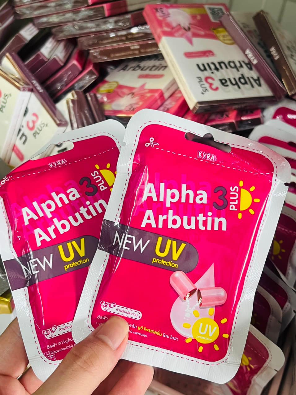 Viên kích trắng da Alpha Arbutin Thailand