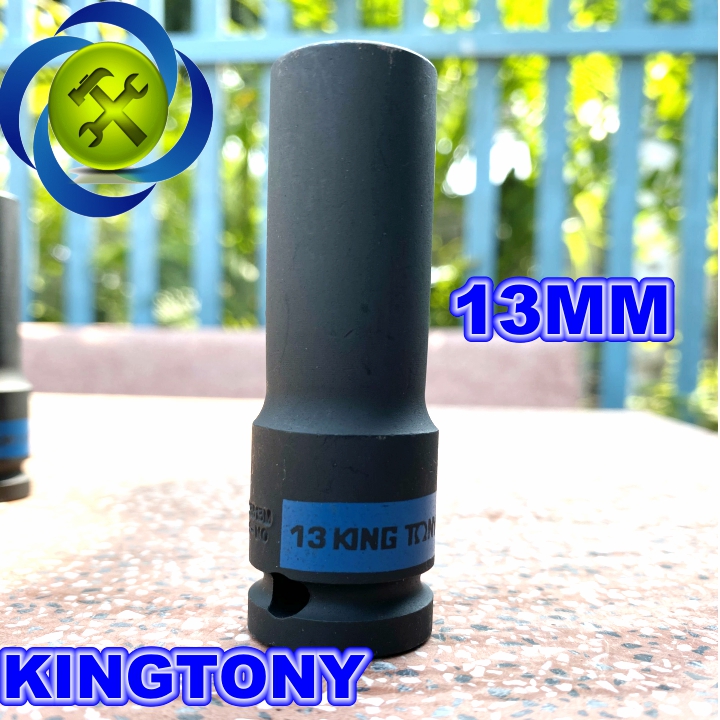 Tuýp đen dài 13mm kingtony 443513 loại 1/2 6 cạnh dài 80mm