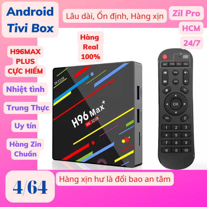 Android tv box h96max plus 4gb/64gb rk3328, android tivi box h96max plus atv11 android mobile 9.0 with hdr10 dolby audio bt wf dual band 2k 4k 6k 8k vp9 h.265 decoding, android tivi box