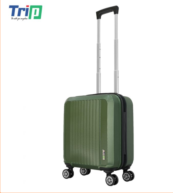 Vali nhựa cao cấp sang trọng trip lux 68 16inch xanh la