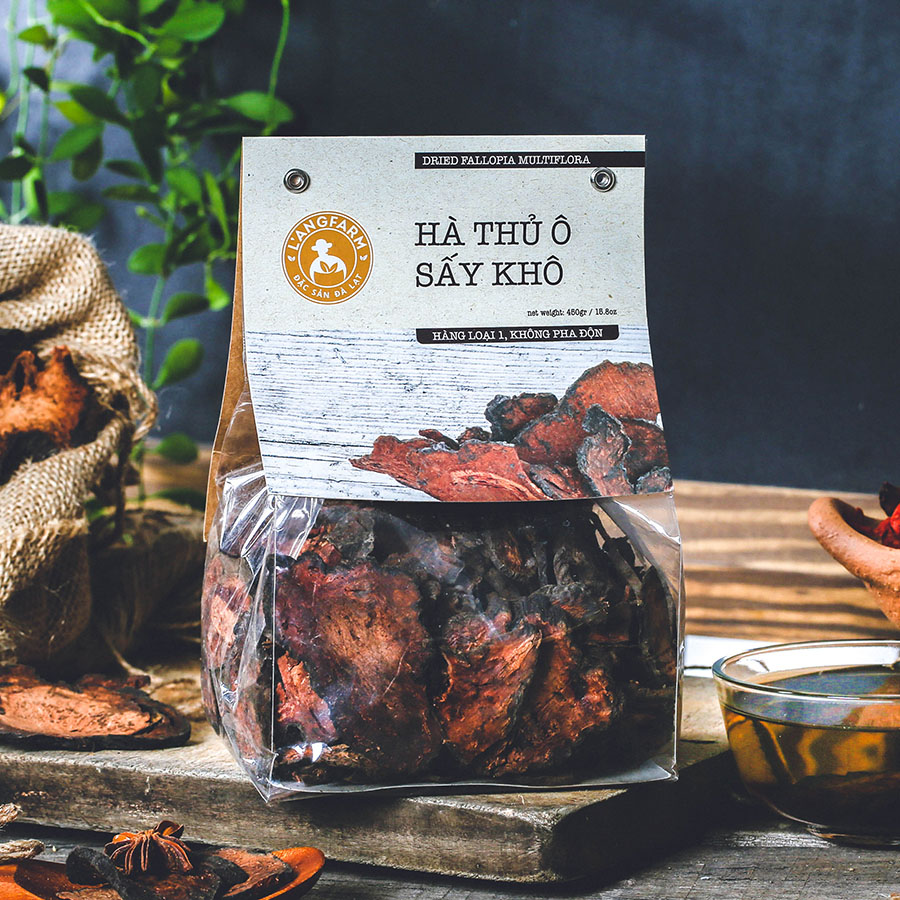 Hà thủ ô sấy khô Langfarm 450g bịch