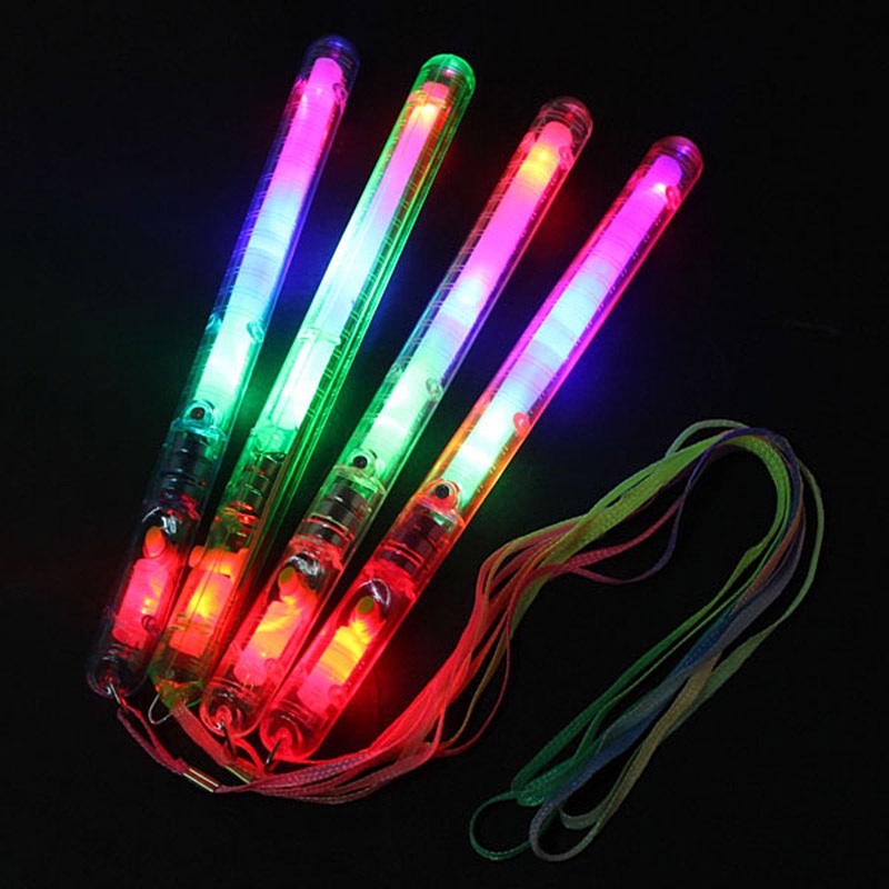 CW Multicolor Light up Blinking Rave Sticks Led Flashing Strobe Wands