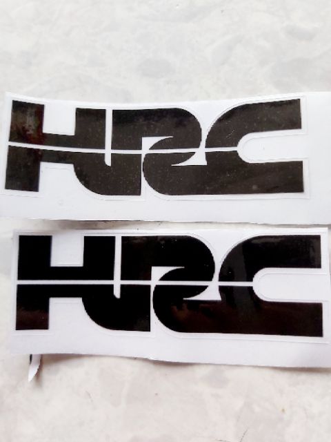 Combo 2 tem sticker decal hrc decal trong dán xe giá rẻ