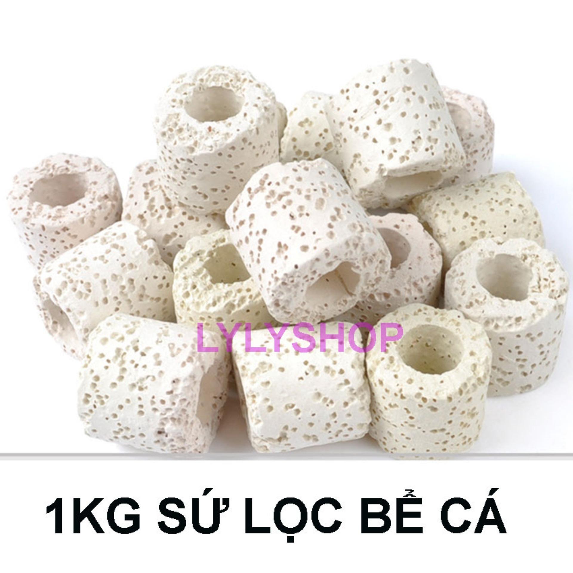 SỨ LỌC BỂ CÁ 1.2KG vật liệu lọc hồ cá, bể cá cảnh