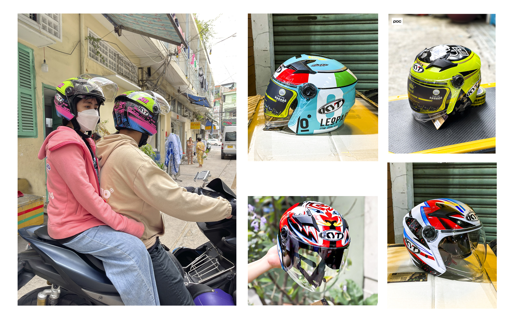 MŨ BẢO HIỂM ROYAL 3/4 2 KÍNH M268 CHÍNH HÃNG TẶNG LOGO KYT, BẢO HÀNH 12 THÁNG