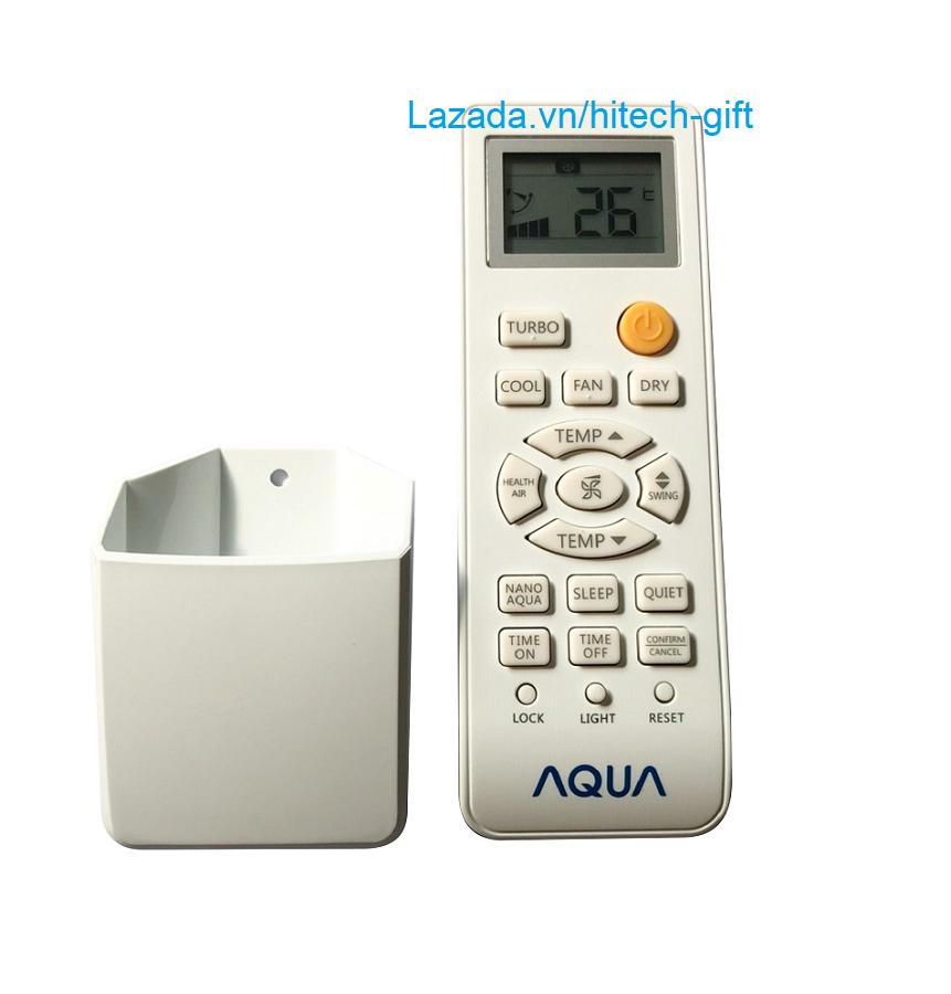 Remote Máy Lạnh AQUA Điều Khiển  Điều Hòa Không Khí Kèm Hộc+Pin