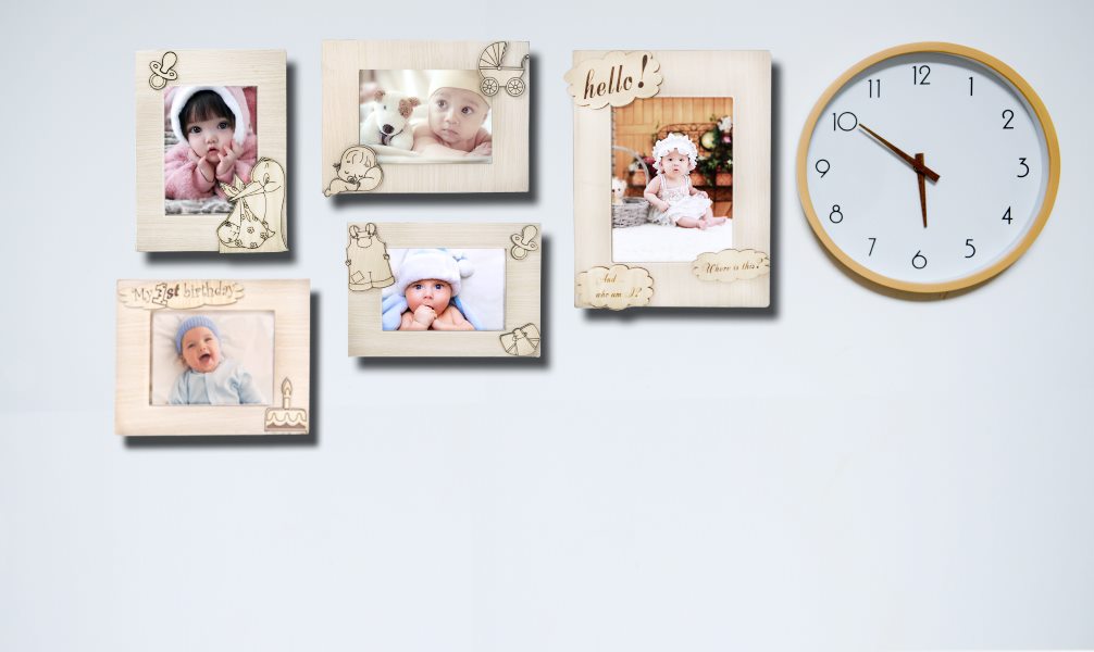 [HCM]Trọn bộ combo 5 khung ảnh dành cho bé khung ảnh trang trí bàn tiệc thôi nôi phòng cho bé siêu xinh tặng kèm bộ kit đinh ốc giúp bạn dễ dàng treo tường