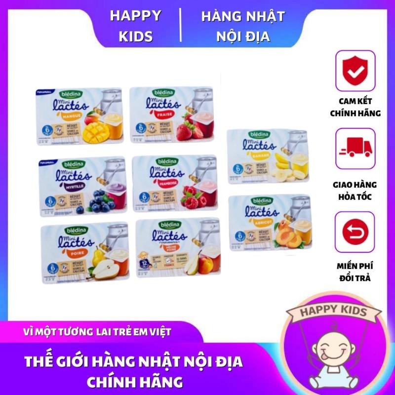 Sữa chua Bledina Đủ Vị 6x55g dành cho bé từ 6 tháng tuổi