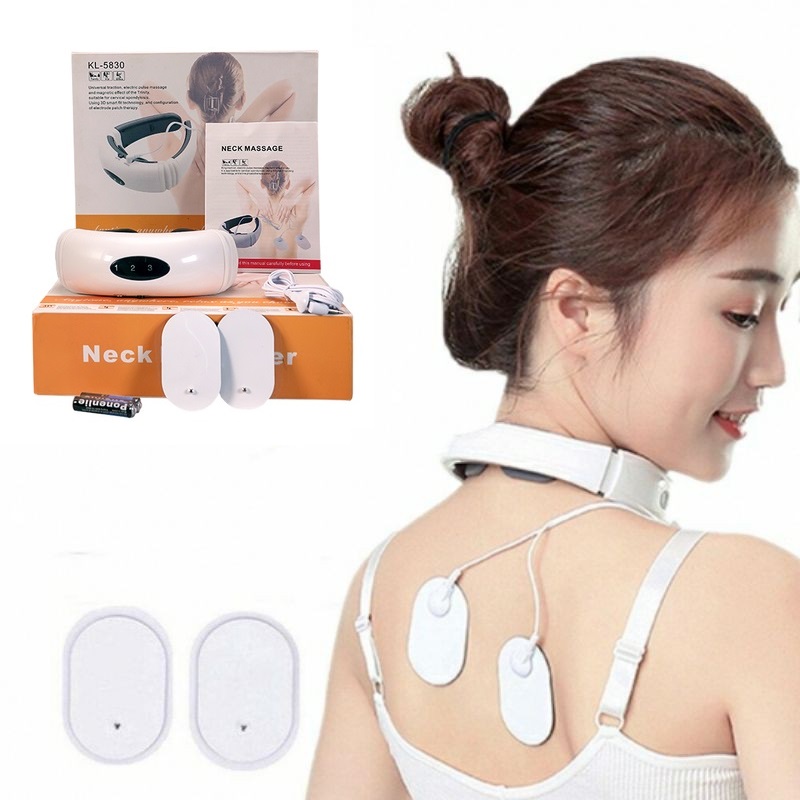 Máy massage cổ vai gáy xung điện 3D - Máy trị liệu rung thư giãn đầu cổ văn phòng tiện lợi, máy matxa thông minh ,Máy massage cổ vai gáy Xung Điện Từ Cao Cấp Bảo Hành 12 Tháng