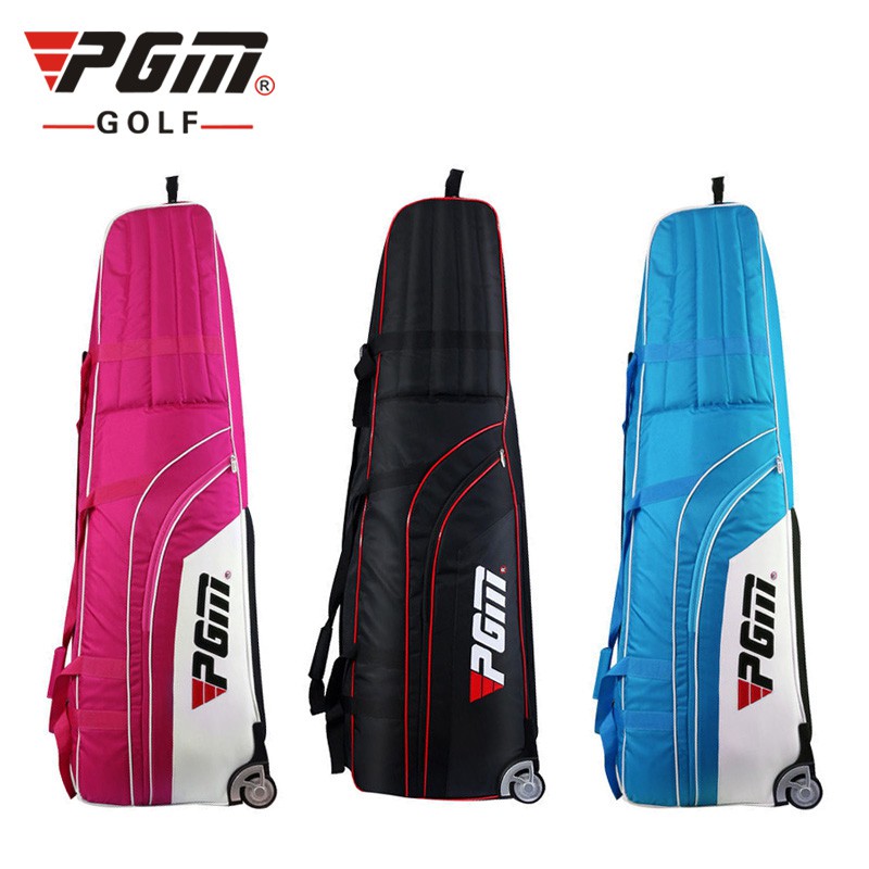 Túi golf hàng không. có bánh xe kéo, gói gọn, vỏ dày - hkb008;