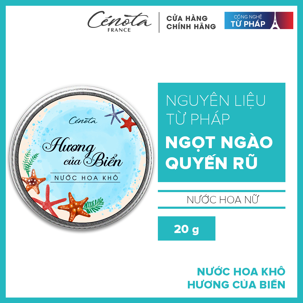 Nước hoa khô Cenota hương của biển 20g
