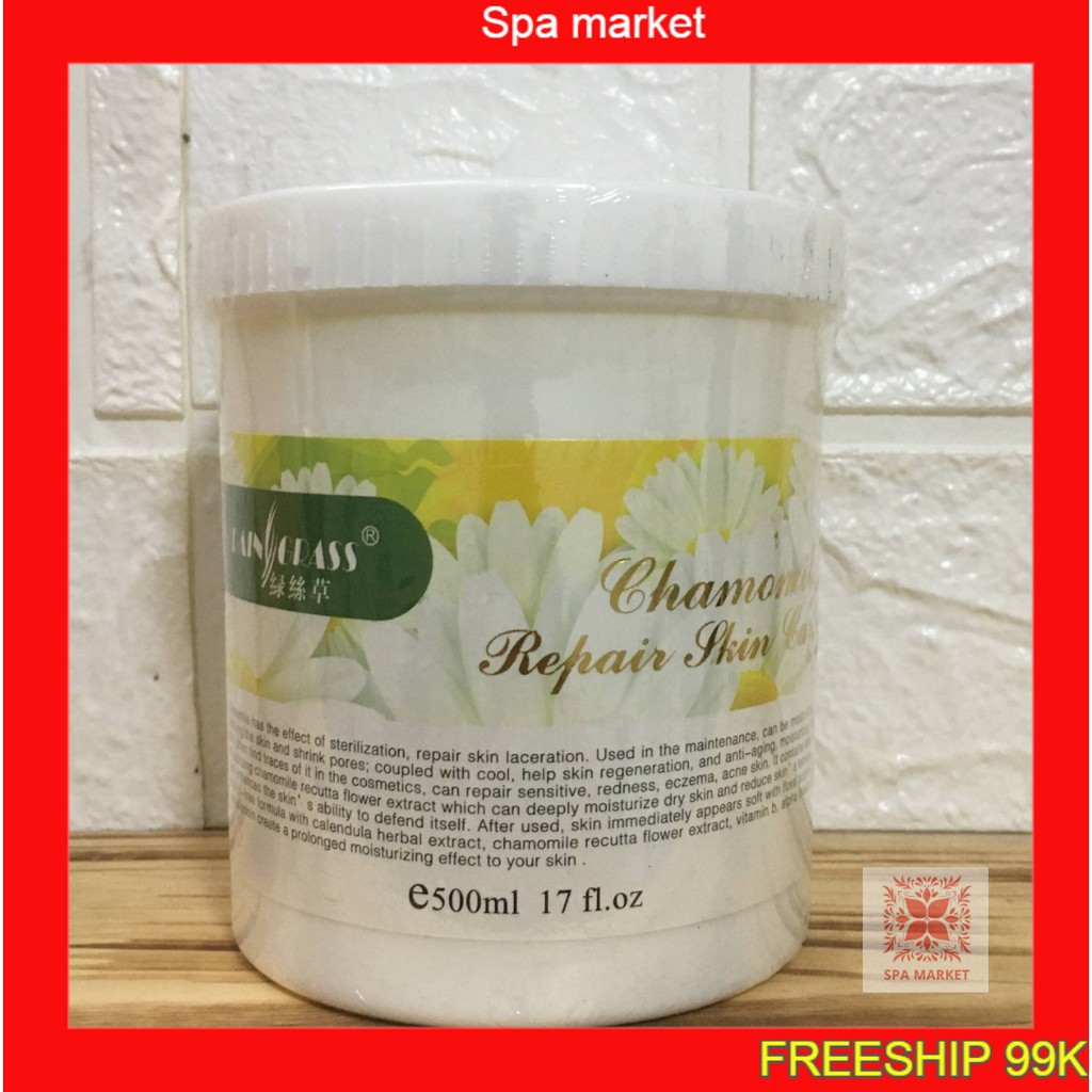 Kem massage mặt Hoa Cúc, mùi thơm dễ chịu, massage trơn tay