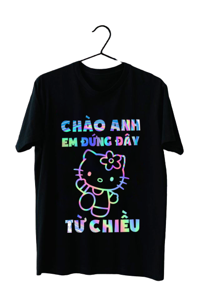 Áo phản quang bảy màu, áo phản quang Hút không em làm hơi.  Áo thun nam nữ, quần kaki, quần nữ, sét bộ mặc ở nhà, áo thun tay dài, quần jean ống rộng