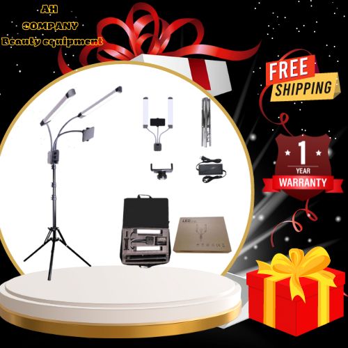 Đèn led 2 râu chuyên dụng phun xăm spa nối mi, năn mụn livestream. dùng cá nhân spa thẩm mỹ viện