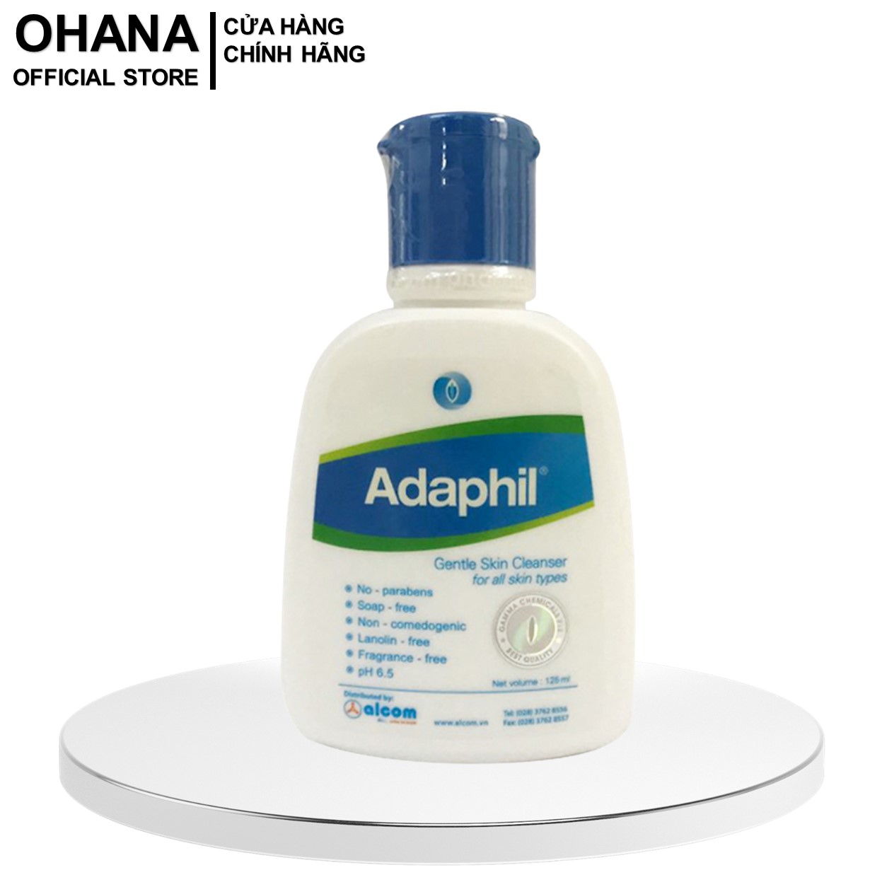 Sữa rửa mặt và toàn thân cao cấp Gamma Adaphil Gentle Skin Cleanser 125ml