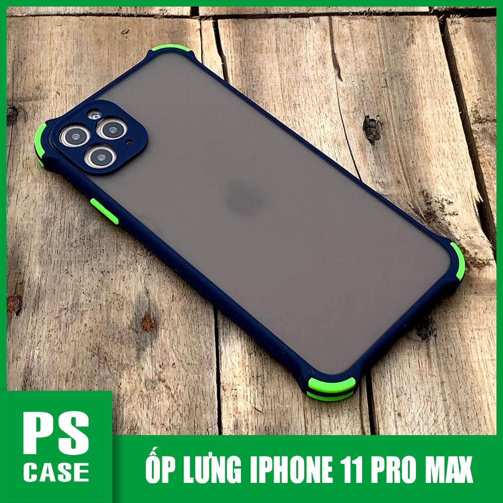 Ốp lưng chống sốc toàn phần dành cho iPhone 11 Pro Max - Màu Xanh Dương - PS Case Phân Phối