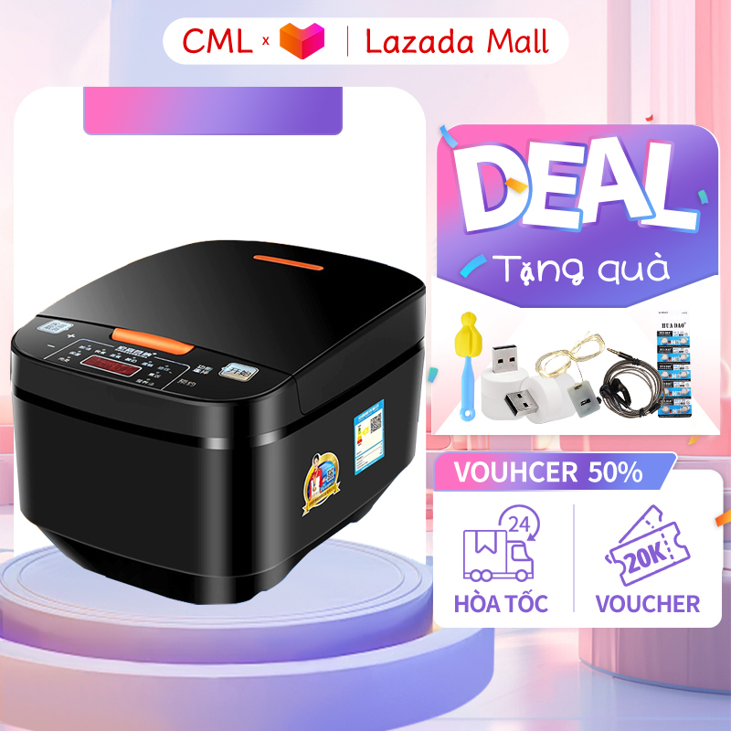 Nồi Cơm Điện  Tự Nhiên Đa Năng, Nấu Cơm, Hầm Cháo, Nồi, Luộc Dung Tích 5L - 2024 New