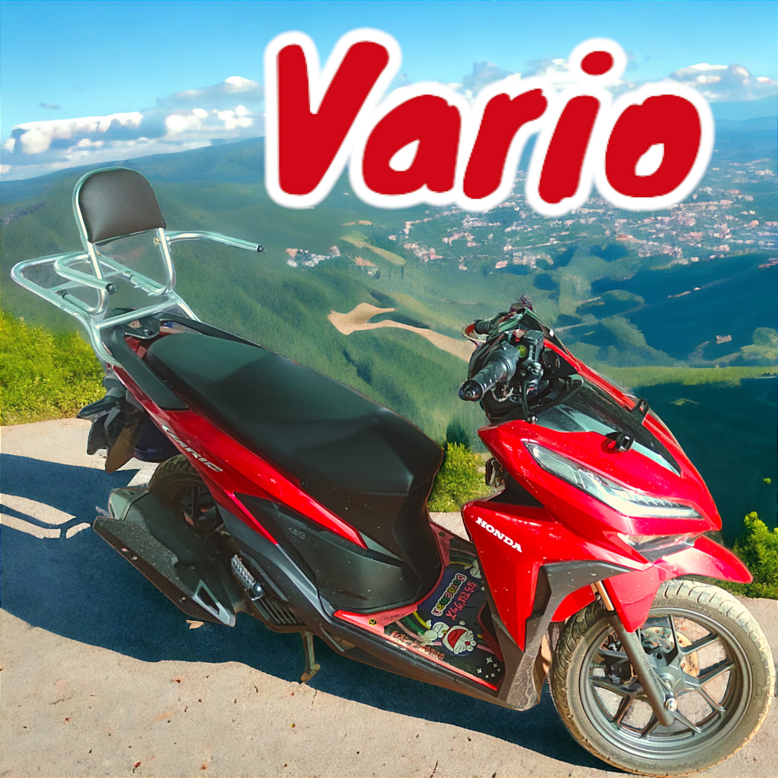 Baga phượt xe vario và luvias