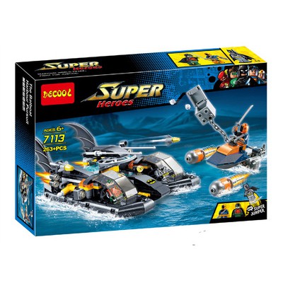 Xả hàng tăng doanh số] Bộ đồ chơi Lego thuyền Batman 263 PCS
