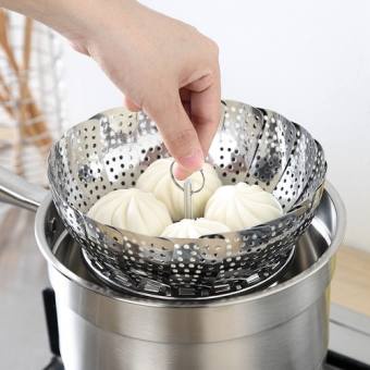 Vỉ hấp xòe inox , vỉ hấp xòe đa năng vừa với các loại nồi khác nhau