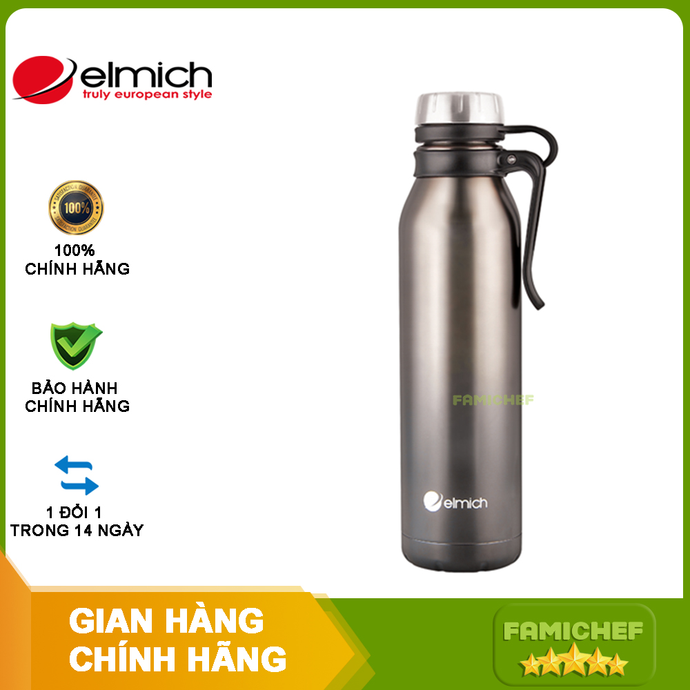 Phích giữ nhiệt elmich el3657 2243657 750ml - màu ngẫu nhiên