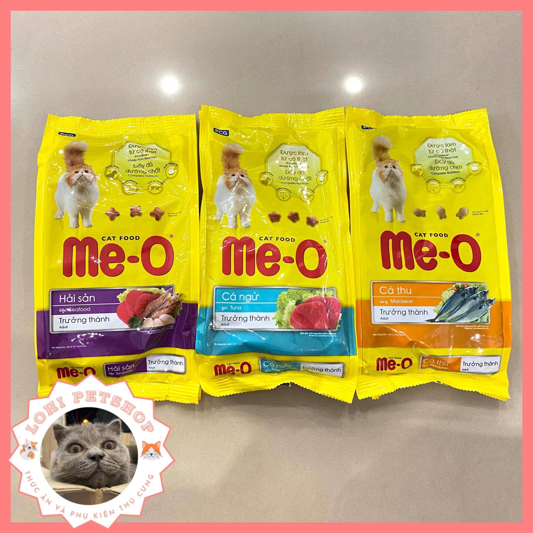 Thức ăn hạt me o cho mèo gói 35gr
