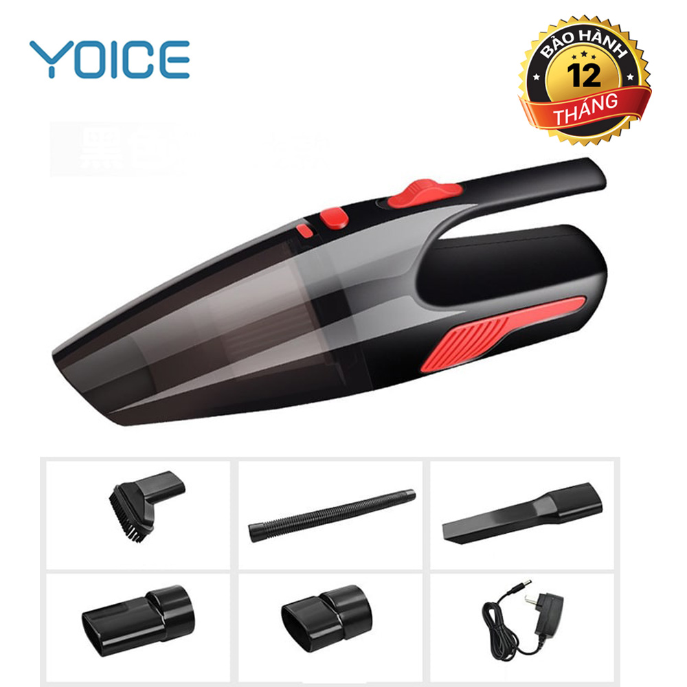 Máy hút bụi, máy hút bụi mini cầm tay, máy hút bụi không dây YOICE aikesi loại sạc pin cao cấp, công suất mạnh hút được nhiều loại bụi