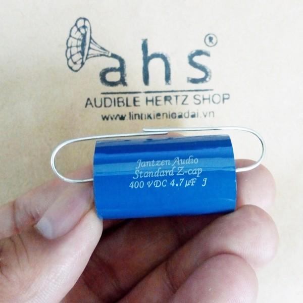 Tụ 4.7uf 400vdc jantzen standard z-cap, giá bán theo cái