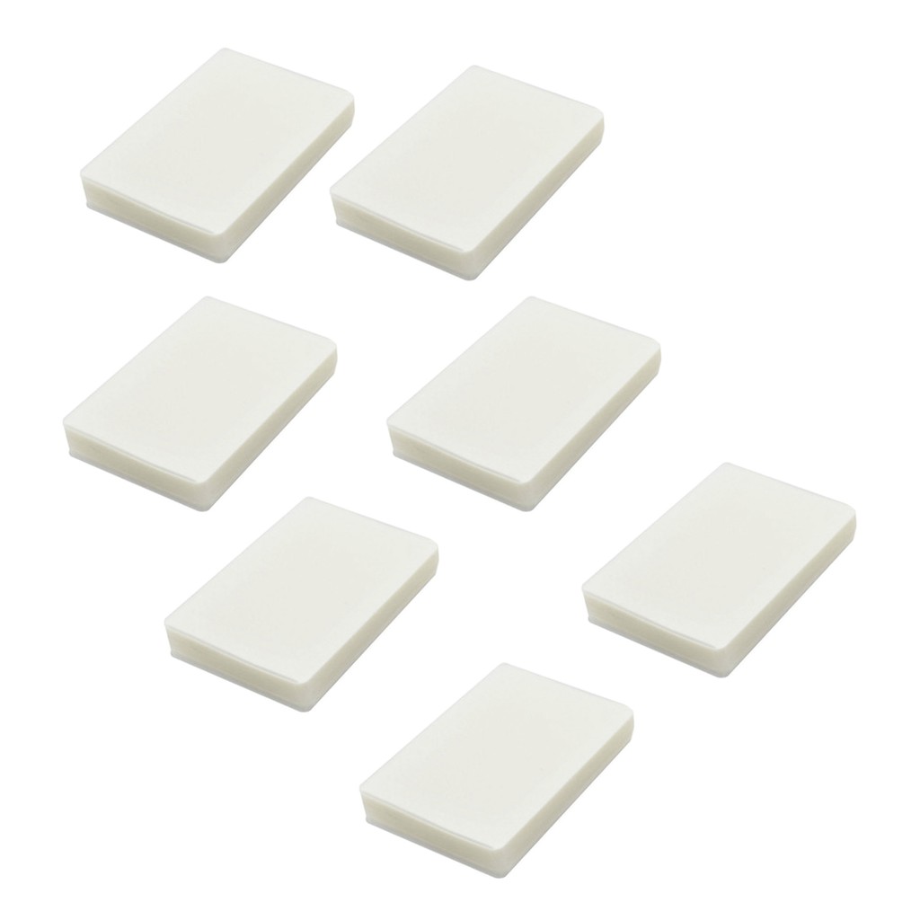 7 tập giấy ép plastic khổ 77x113 mm - 125mic