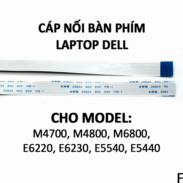 Cáp nối bàn phím laptop dell precision m4700 m4800 m6800 và dell latitude e5440 e5540 e6220 e6230