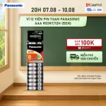 Vỉ 12 viên Pin Than Panasonic AAA R03NT/12H (Đen) – Hàng Chính Hãng