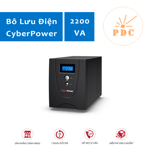 Bộ lưu điện cyberpower value2200elcd 2200va/1320w -