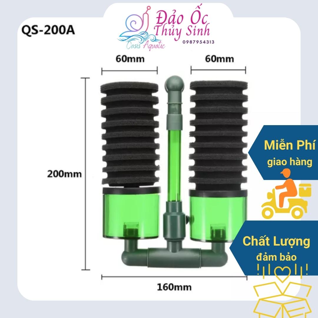 Lọc vi sinh bio qs 100a/200a - tối ưu cho bể tép