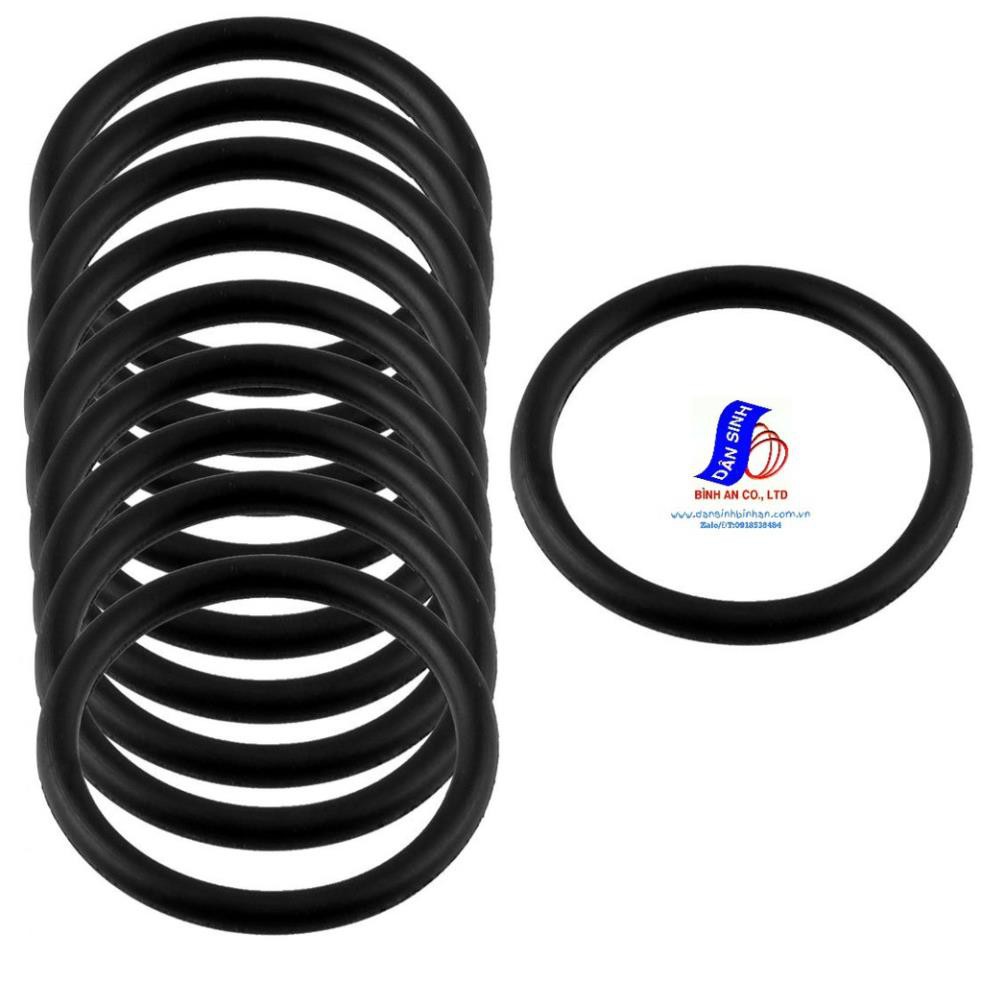 Dày 2mm, đường kính trong từ 4mm đến 22mm x ,gioăng cao su oring nbr
