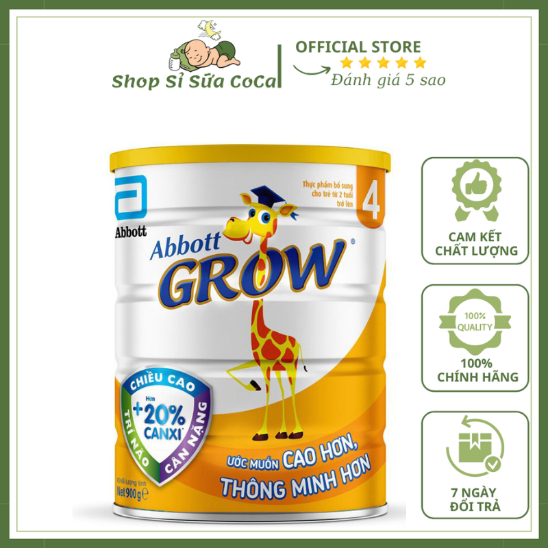 Sữa bột abbot grow số 4 900gr
